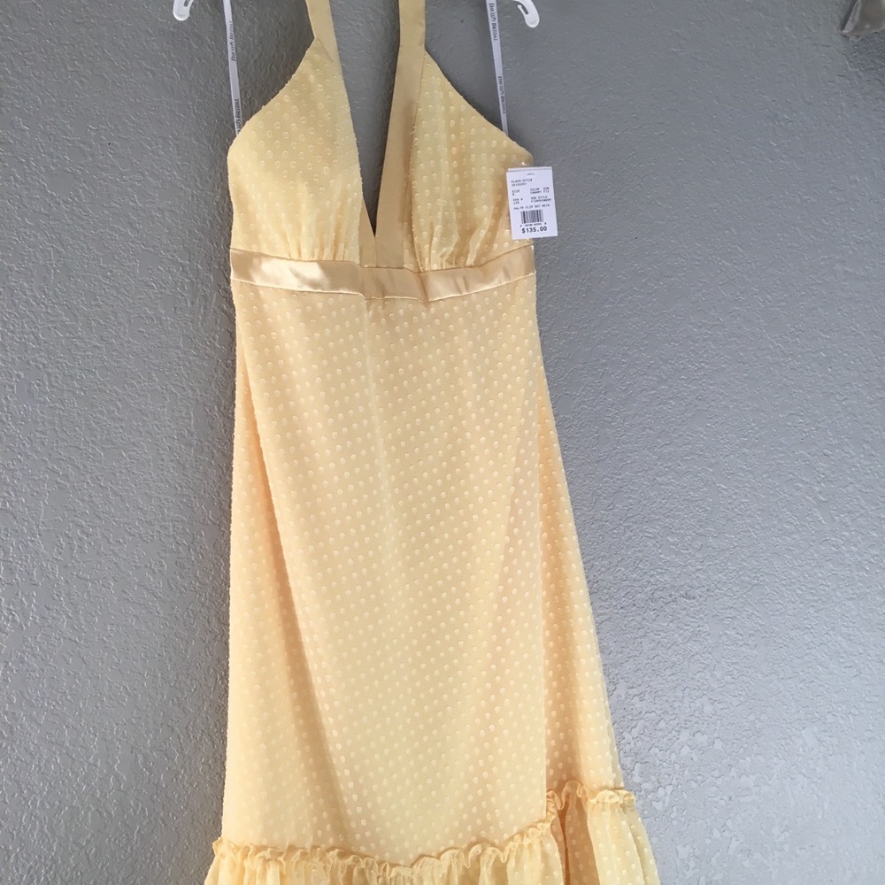 Yellow bridesmaid dress